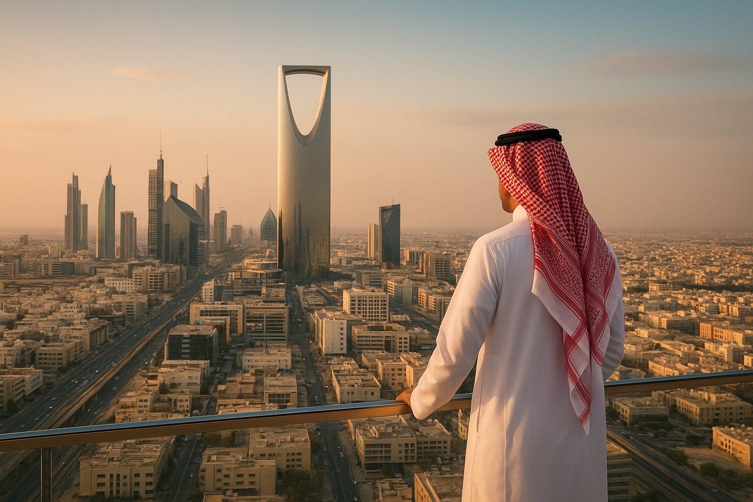 On campus in Riyadh
